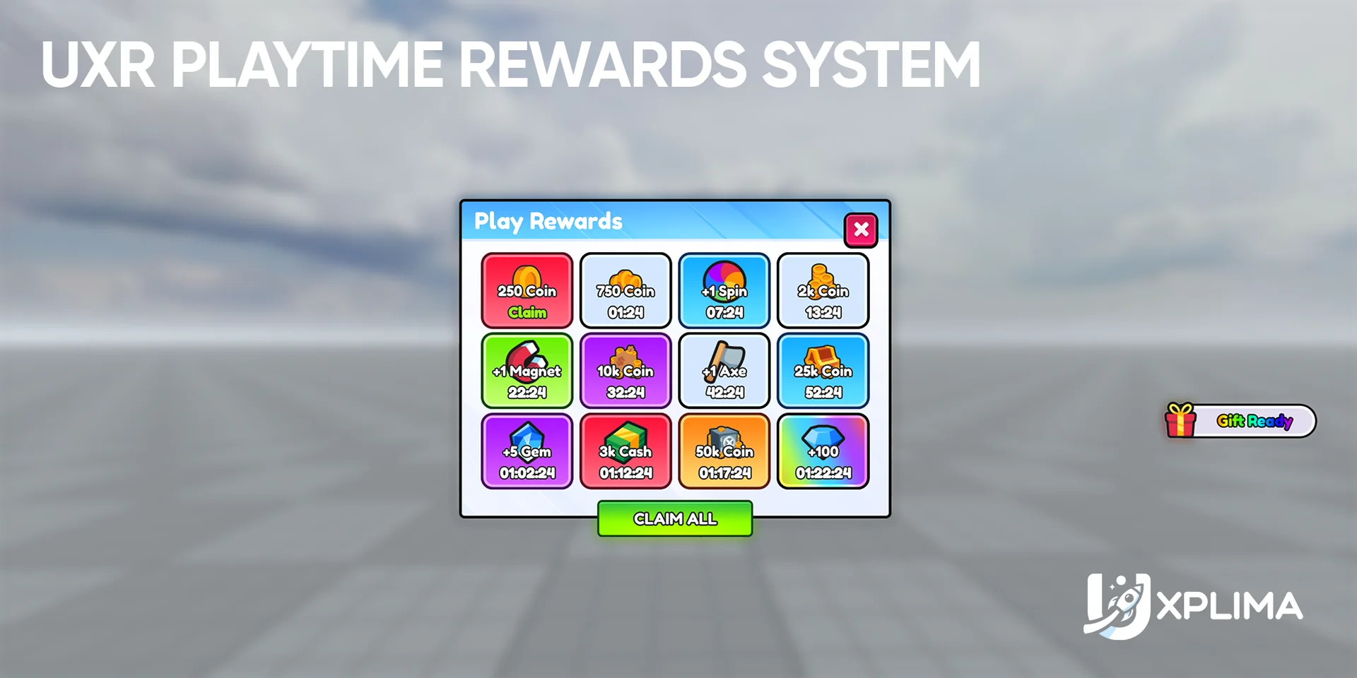 UXR Playtime Rewards System