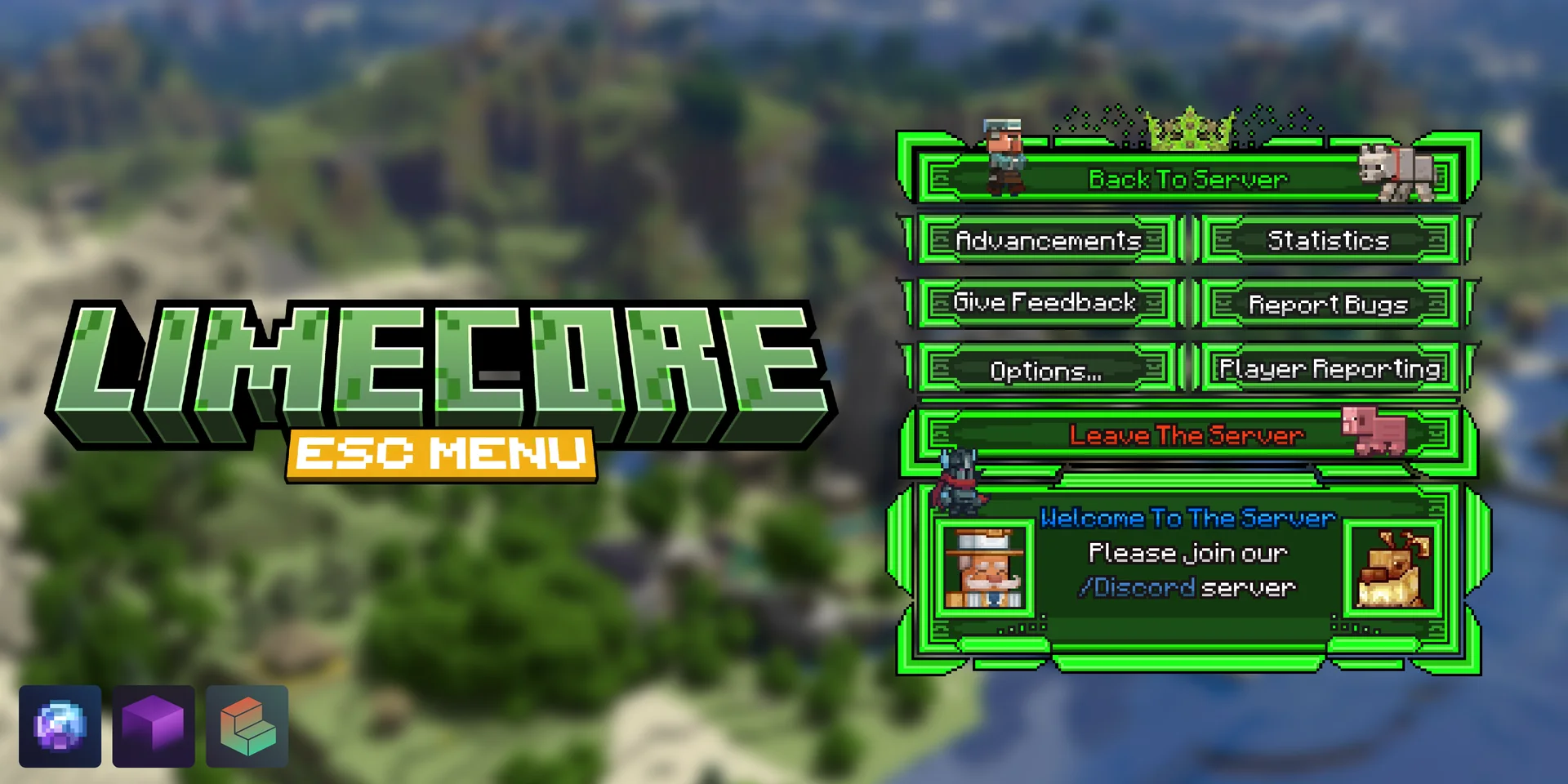 Limecore ESC Menu