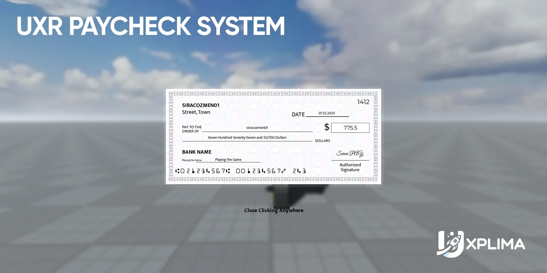 UXR Paycheck System