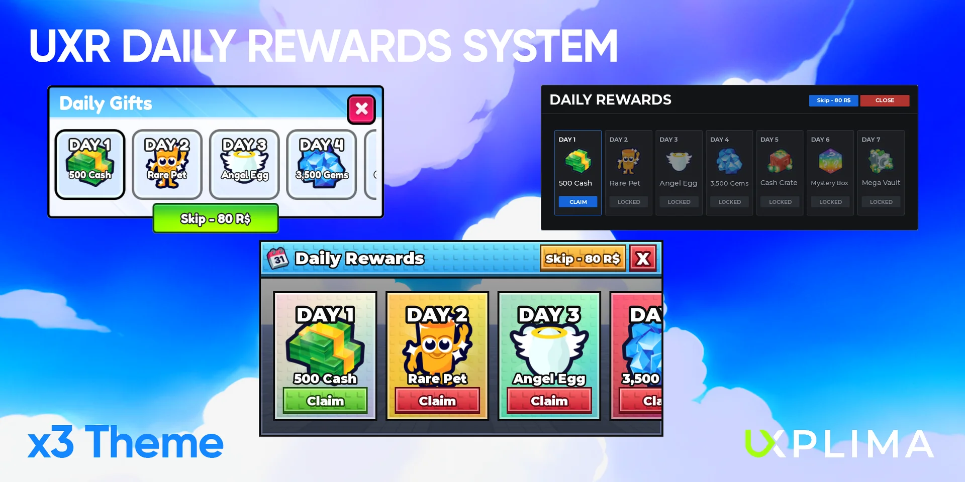 UXR Daily Rewards System