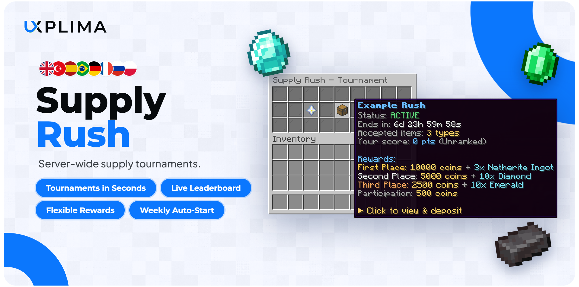 uxmSupplyRush - Supply Tournaments