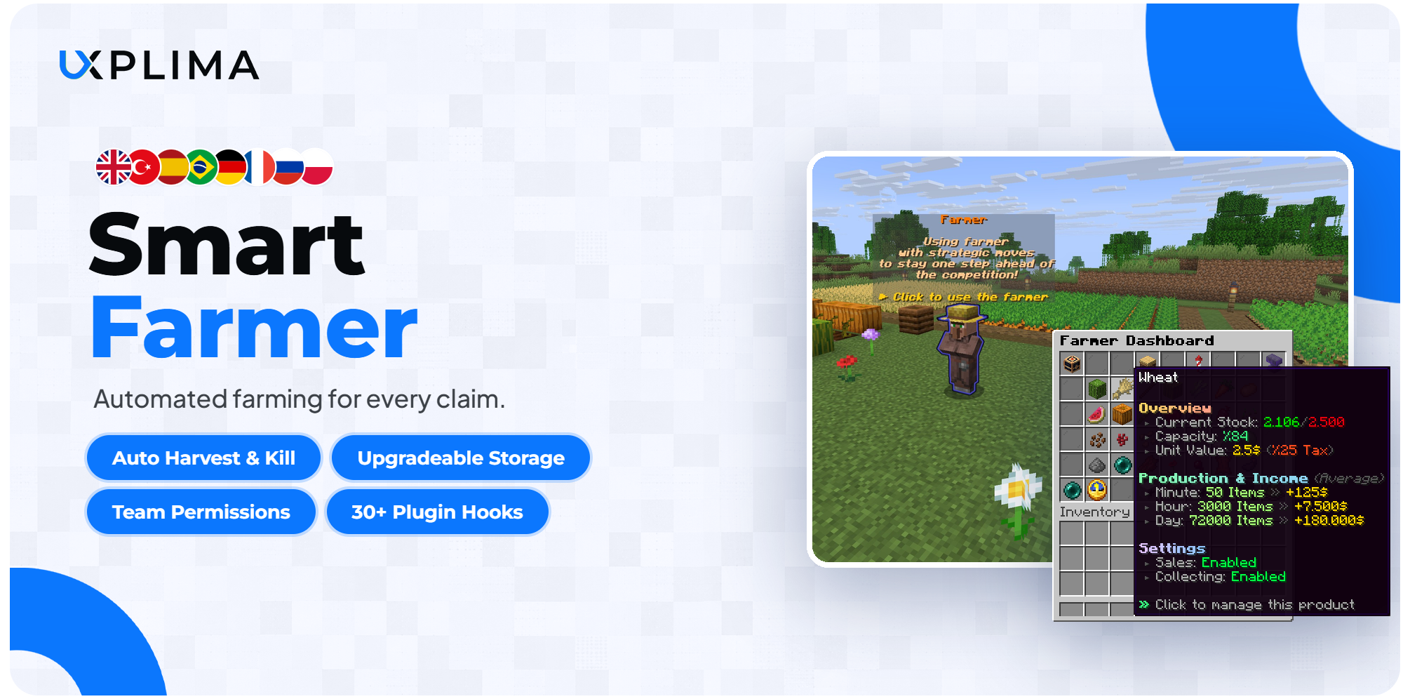 uxmFarmer - Advanced Farmer Plugin