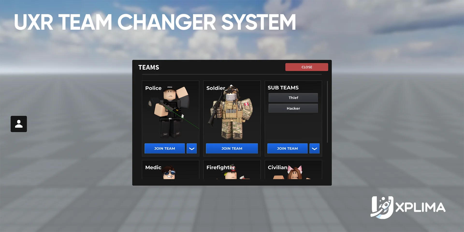 UXR Team Changer System