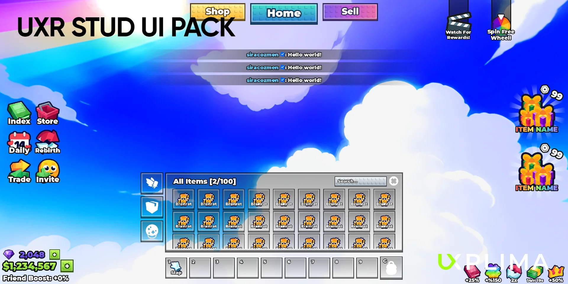 UXR Stud UI Pack